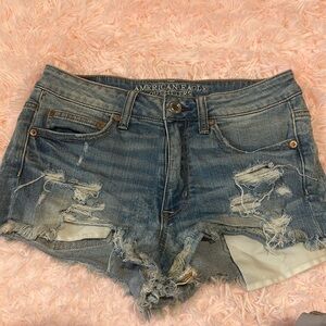 American Eagle blue Jean shorts. Size 6 stretch